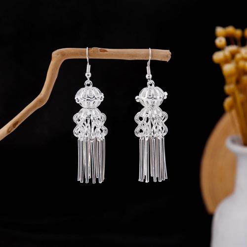 liga de zinco brincos tipo gota, banhado, estilo folk & Vario tipos a sua escolha & para mulher, earring length 60-100mm, vendido por par