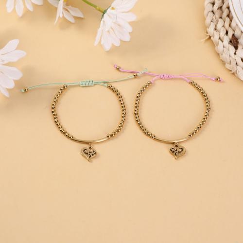 Bijoux bracelet en acier inoxydable, Acier inoxydable 304, Placage de couleur d'or, bijoux de mode, plus de couleurs à choisir, Vendu par PC