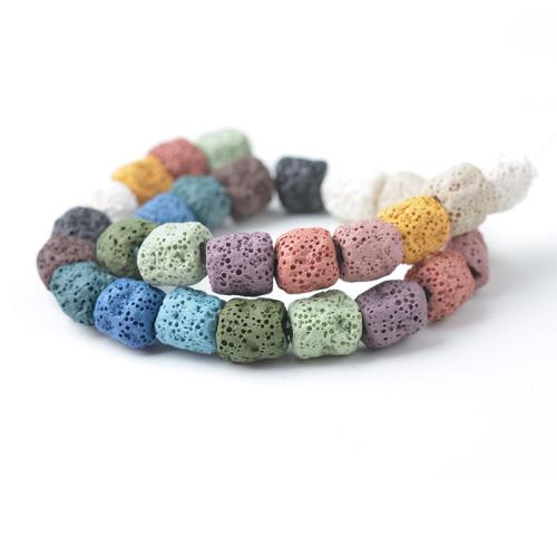 Natural Lava Beads DIY Approx Sold By Strand