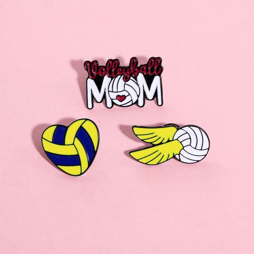 smalt Brož, Zinek, unisex & různé styly pro výběr, černý, Prodáno By PC