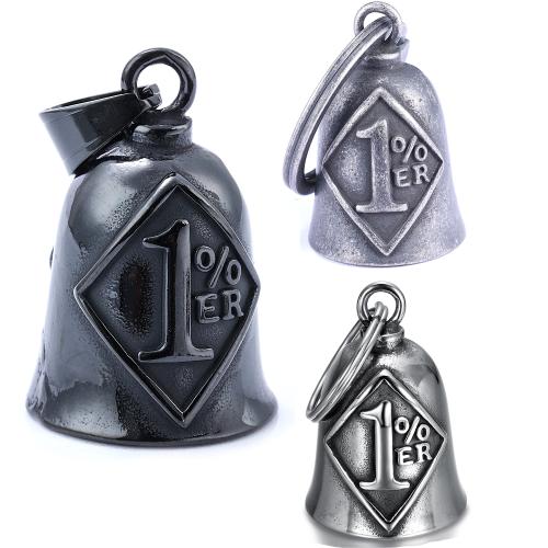 Pendants Jewelry Cruach dhosmálta, 304 Cruach dhosmálta, Bell, plátáilte, DIY, dathanna níos mó le haghaidh rogha, 25x36mm, Díolta De réir PC