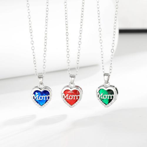 Brass Necklace plated fashion jewelry & Unisex & with rhinestone Sold By PC