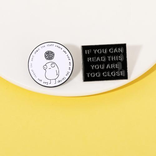 Enamel Brooch Zinc Alloy Unisex original color Sold By PC