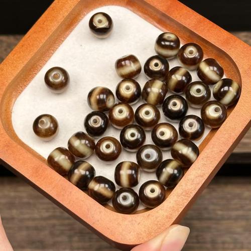 Natural Tibetan Agate Dzi Beads DIY Sold By Bag