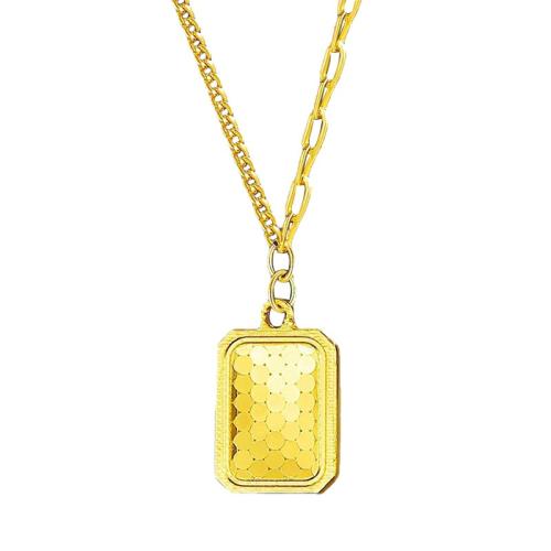 Brass Necklace plated fashion jewelry golden nickel lead & cadmium free Length Approx 45 cm Sold By PC