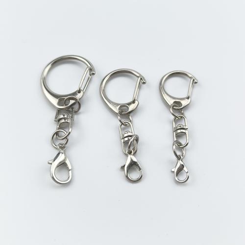Zinc Alloy Key Clasp plated DIY Sold By PC