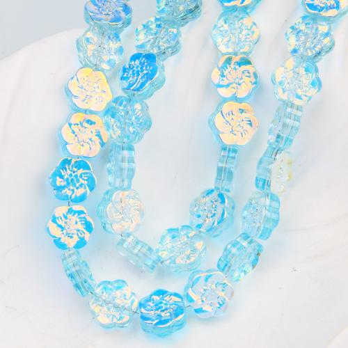 Lampwork Beads Flower DIY 11mm Sold By Strand