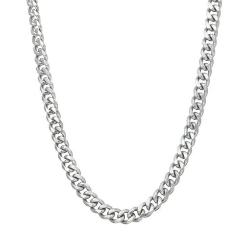 Titanium Stål Halskæde Chain, forskellig størrelse for valg & for mennesket, oprindelige farve, Solgt af PC