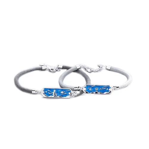 Quelques Bracelet à et Bangle, Nylon, avec laiton, Placage, bijoux de mode & émail, plus de couleurs à choisir, Vendu par PC