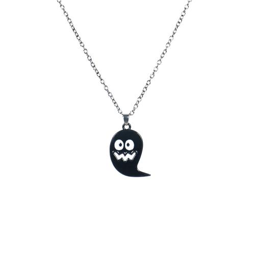 Stop cynku Naszyjnik, Powlekane, Halloween Design & różne style do wyboru & dla kobiety & emalia, długość około 29.5 cal, sprzedane przez PC