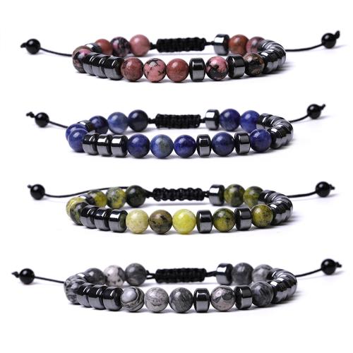 Gemstone Bracelet with Polyester Cord & for woman Length Approx 7.1-9.1 Inch Sold By PC
