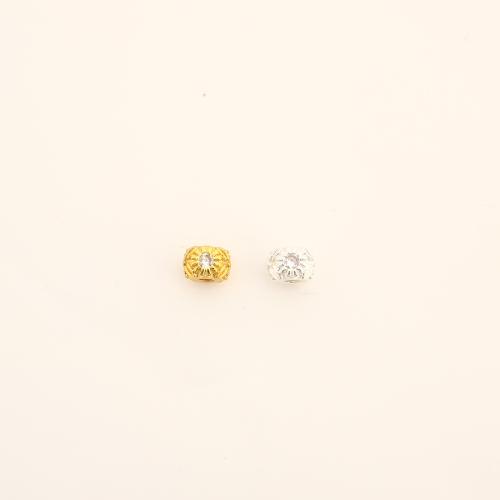 Kubik Zirkonium mikro bana Mässing Pärlor, DIY & micro bana cubic zirconia, fler färger för val, 4x5x5mm, Säljs av PC