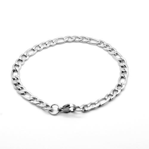 Titantium acciaio braccialetto, lunghezza differente per scelta & unisex & formato differente per scelta, colore originale, Venduto da PC