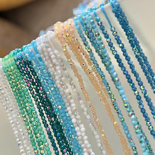 BICONE كريستال الخرز, بلور, ديي, المزيد من الألوان للاختيار, 2x2mm, 10جدائل/الكثير, تباع بواسطة الكثير