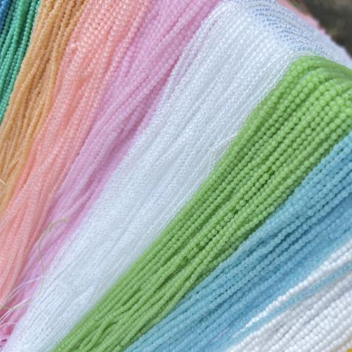 BICONE كريستال الخرز, بلور, ديي, المزيد من الألوان للاختيار, 2mm, طول 37 سم, 10جدائل/الكثير, تباع بواسطة الكثير