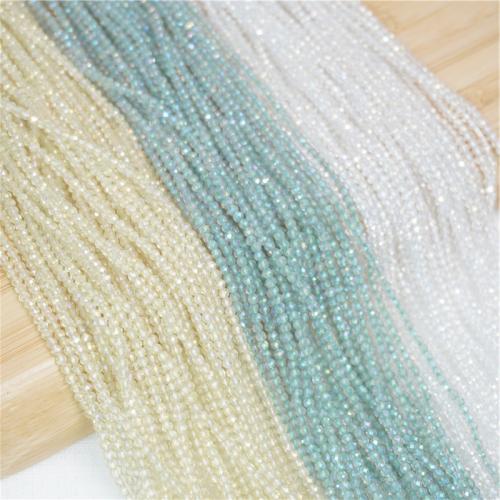 Doppelkegel Kristallperlen, Kristall, DIY, mehrere Farben vorhanden, 2-3mm, Länge 37 cm, 10SträngeStrang/Menge, verkauft von Menge