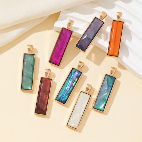 Shell Pendants with Zinc Alloy gold color plated fashion jewelry Sold By PC