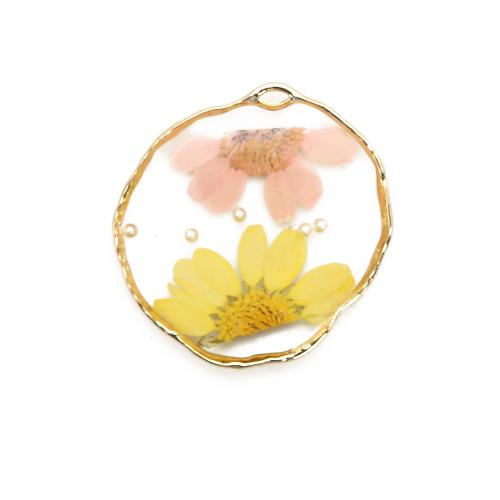 Prás Siogairlín, le triomaithe Flower & Roisín & Pearl Plaisteacha, plátáilte, DIY, dathanna measctha, nicil, luaidhe & caidmiam saor in aisce, 33.64x4.40x35.81mm, Díolta De réir PC