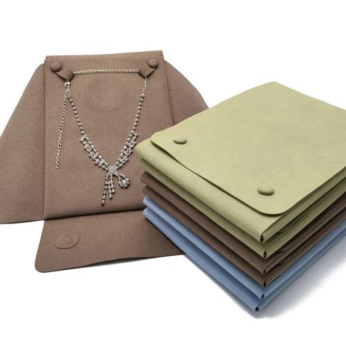 Microfibre PU Sac d’emballage de bijoux, rectangle, Portable & Anti-poussière, plus de couleurs à choisir, 220x165mm, Vendu par PC