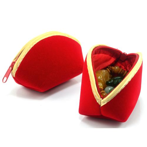 velours de coton sacs de bijoux, Portable & Anti-poussière, plus de couleurs à choisir, 100x60mm, Vendu par PC