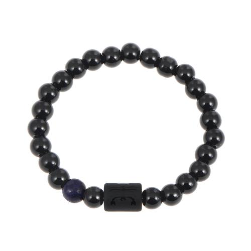 acrilico braccialetto, 12 Segni zodiacali, unisex & stili diversi per la scelta, Lunghezza Appross. 7 pollice, Venduto da PC