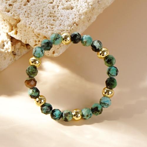 Edelstein Fingerring, mit Zinklegierung, goldfarben plattiert, Modeschmuck, keine, verkauft von PC