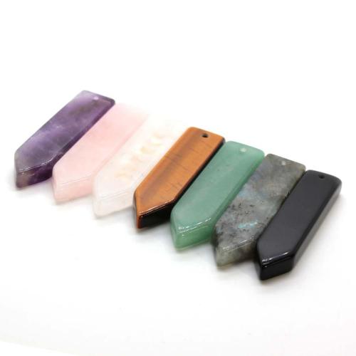 Edelstein Anhänger Schmuck, DIY, keine, 50x12mm, verkauft von PC