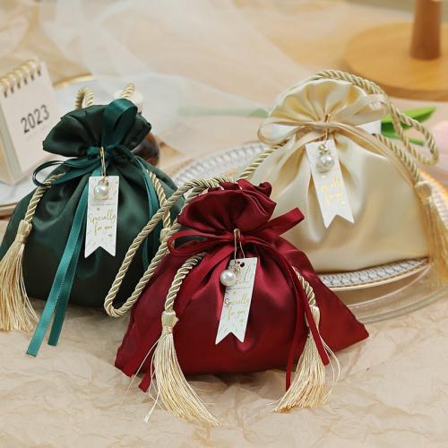 Cloth Drawstring Bag wedding gift Sold By Lot