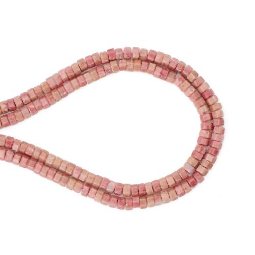 Rodonit Korálky, DIY, smíšené barvy, 5x8mm, Prodáno za Cca 38 cm Strand