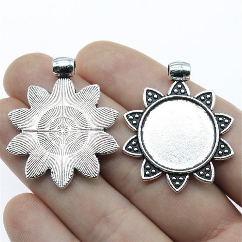 Liga de zinco Pendant Cabochon Ambiente, banhado, DIY, Mais cores pare escolha, Diametro interno:Aprox 20mm, vendido por PC