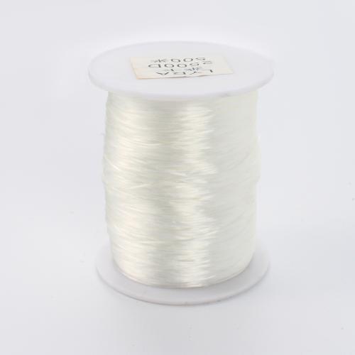 Elastic Thread durable white 0.80mm Length 500 m Sold By Set