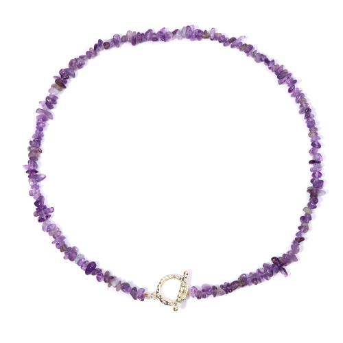 pierre gemme collier, avec alliage de zinc, fait à la main, différents matériaux pour le choix & unisexe, Longueur Environ 17.7 pouce, Vendu par PC