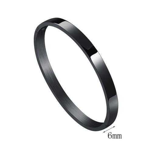 Titanium Steel Bangle plated & for woman Inner Approx 60mm Sold By PC