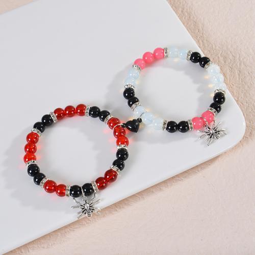 Bracelets de pierres précieuses, Acier inoxydable 304, avec Pierre naturelle & Obsidienne & agate rouge, Placage de couleur d'or, bijoux de mode, plus de couleurs à choisir, Vendu par brin