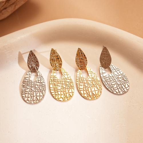 Boucles d'oreilles pendantes en laiton, Placage de couleur d'or, bijoux de mode, plus de couleurs à choisir, Vendu par paire