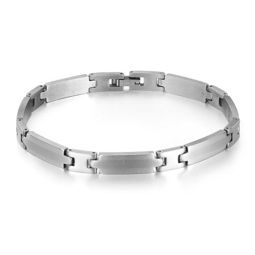 Stainless Steel Jewelry Bracelet 304 Stainless Steel plated fashion jewelry & for man original color Sold By PC