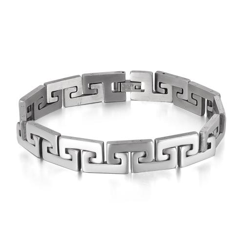 Stainless Steel Jewelry Bracelet 304 Stainless Steel polished fashion jewelry & for man original color Sold By PC