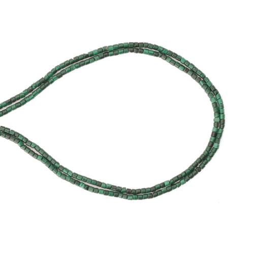 Natural Malachite Beads Column DIY mixed colors Sold Per 38 cm Strand