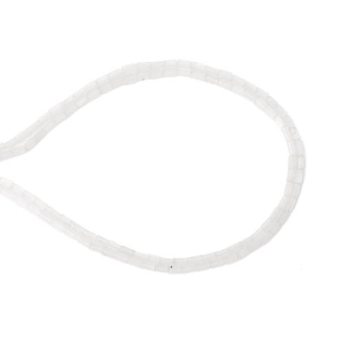 Fioletowy Chalcedon, biały Chalcedon, DIY, mieszane kolory, 2x2x18mm, sprzedawane na około 38 cm Strand