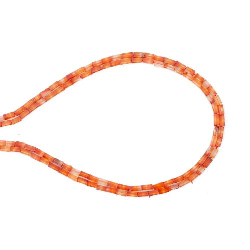 Perles Agates rouges naturelles, agate rouge, DIY, couleurs mélangées, 2x4mm, Vendu par Environ 38 cm brin