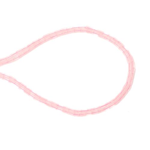 Perles Quartz Rose naturel, DIY, rose, 2x4mm, Vendu par 38 cm brin
