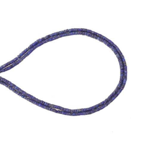 Lapis Lazuli Beads, DIY, gemengde kleuren, 2x2mm, Per verkocht Ca 38 cm Strand