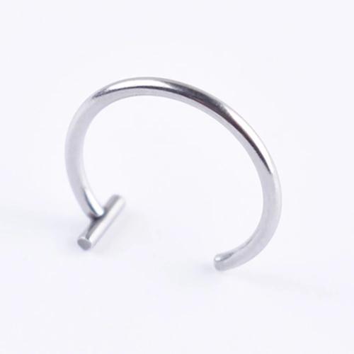 Stainless Steel Lip Ring 304 Stainless Steel plated Unisex Sold By PC