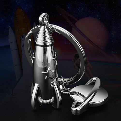 Llaveros, aleación de zinc, chapado en color dorado, Joyería, plateado, Vendido por UD