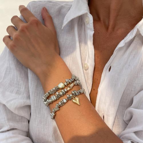 Conjuntos de joyería de aleación de zinc, con plástico recubierto de cobre & Perlas plásticas, chapado en color dorado, más colores para la opción, Vendido por UD