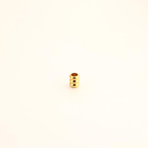 Mässing Bead, DIY, gyllene, 4.50x4x4mm, Säljs av PC