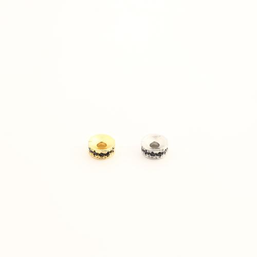 Kubni cirkonij Micro Pave Brass perle, Mesing, možete DIY & micro utrti kubni cirkonij, više boja za izbor, 2.50x6x6mm, Prodano By PC