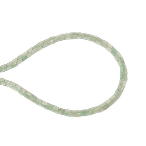 Abalorios de Aventurita, Aventurina verde, Bricolaje, color mixto, 2x4mm, Vendido para 38 cm Sarta