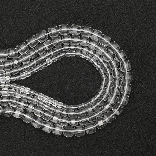 Cubic Crystal Beads DIY clear 4-12mm Sold Per 38 cm Strand