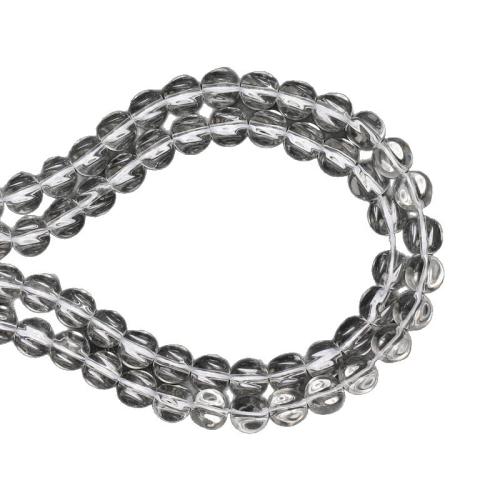 Perline in cristallo rotondo, Cerchio, DIY, chiaro, 10mm, Venduto per 38 cm filo